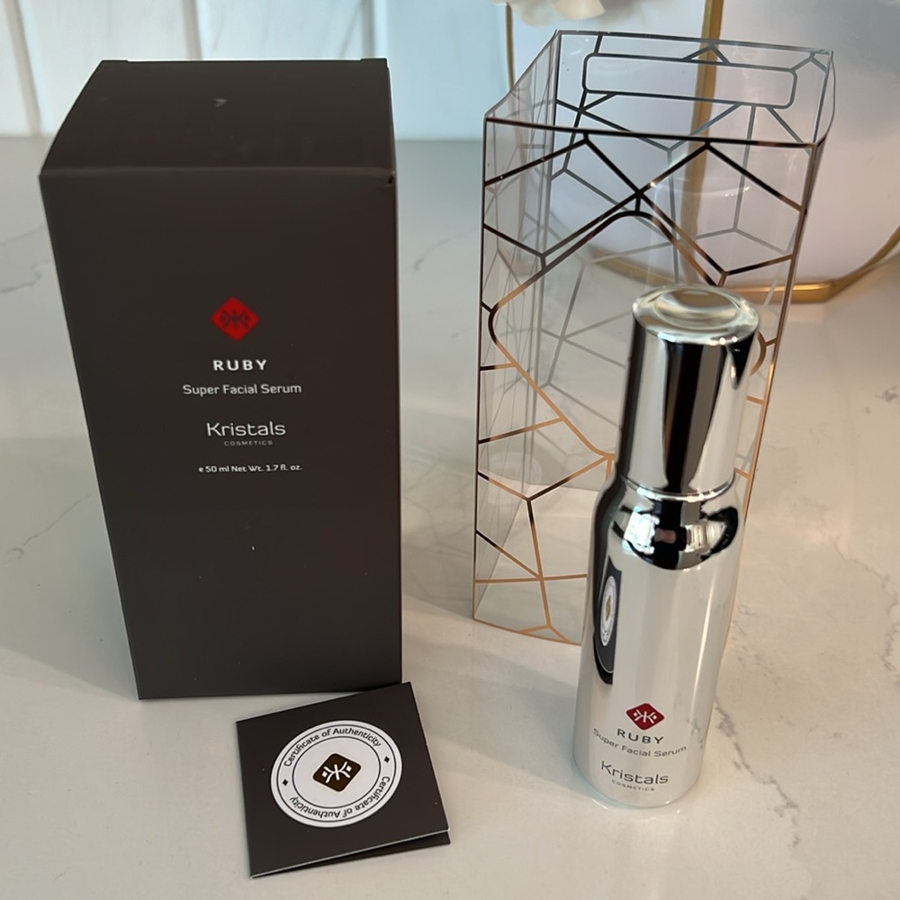 NEW KRISTALS Ruby Super Facial Serum-
Size 1.7 FL OZ | 50 ML